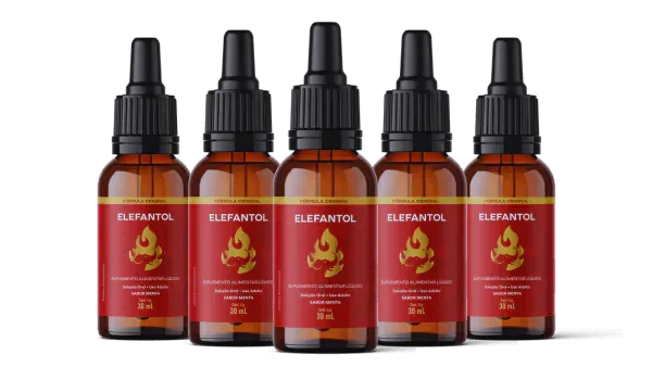 5 frascos de elefantol